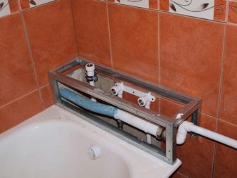 Как спрятать трубы в ванной?