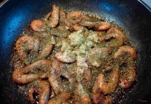 Жареные королевские креветки в соевом соусе &mdash; вкусный рецепт
