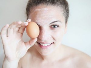 Белковая маска для жирной кожи лица