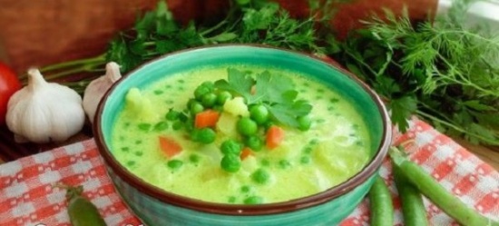 Как приготовить вкусный и полезный суп из свежего зеленого горошка Как приготовить вкусный и полезный суп из свежего зеленого горошка