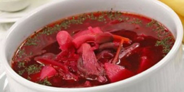 Постный борщ с сушеными грибами &mdash; вкусный рецепт